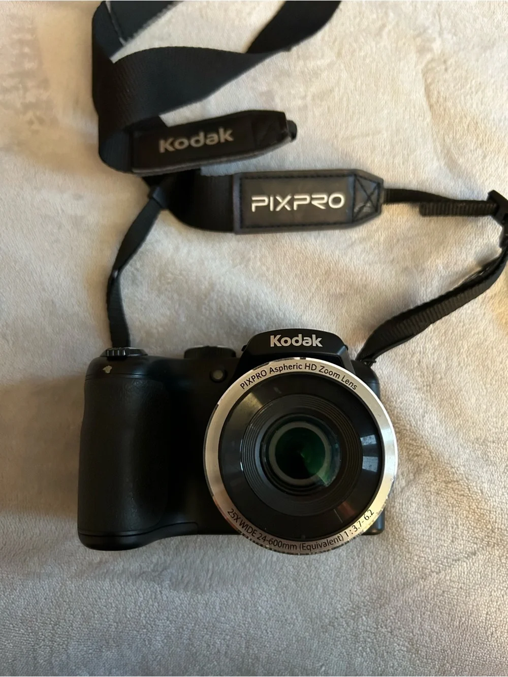 Kodak PixPro Black and Silver Bridge Camera with Strap